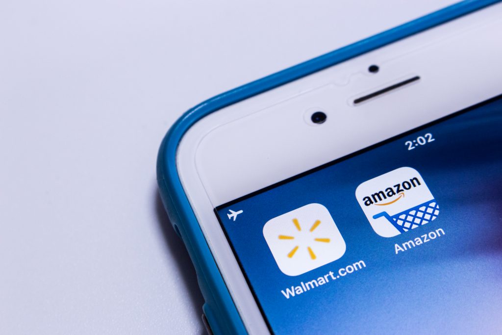 guerre commerciale Amazon Walmart