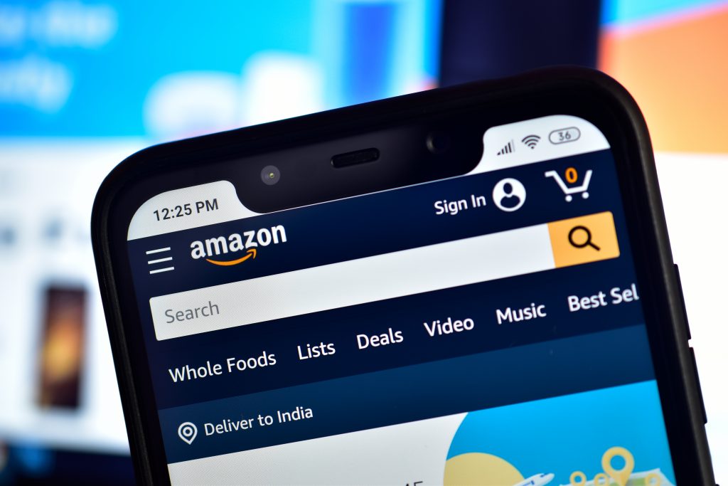 interface amazon smartphone