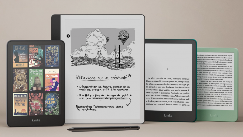 Nouvelle gamme Kindle