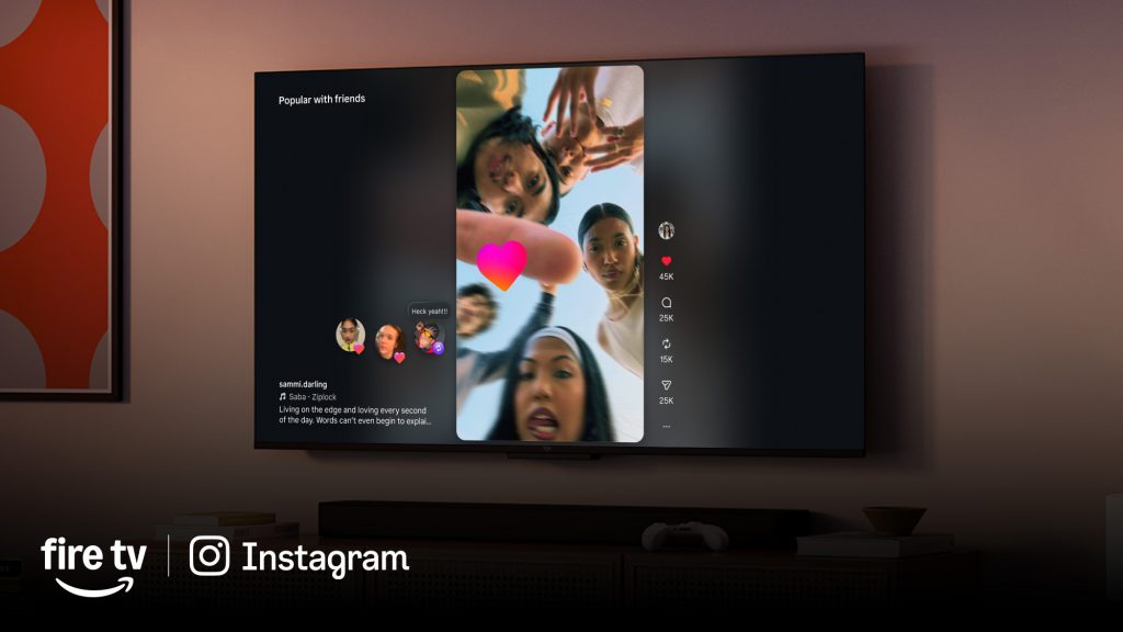 Reels Instagram sur Amazon Fire TV
