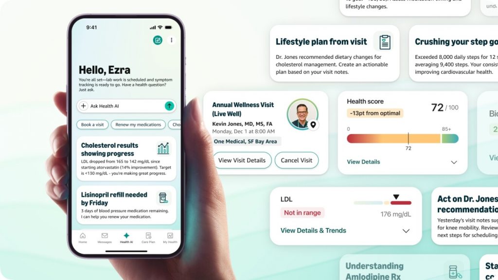 Amazon lance Health AI, un assistant de santé personnalisé via One Medical